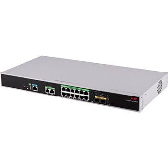 Контроллер точек доступа H3C WSG1812X-PWR 16-Port (14*1000BASE-T and 2*SFP Plus) Wireless Integrated Services Gateway - Metoo (1)