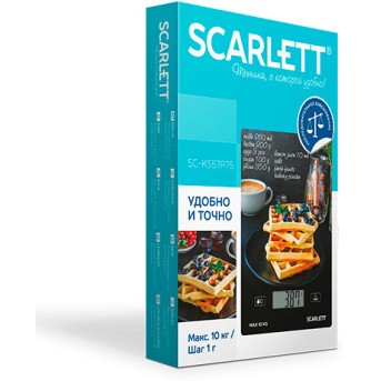 Весы кухонные Scarlett SC-KS57P75 - Metoo (5)