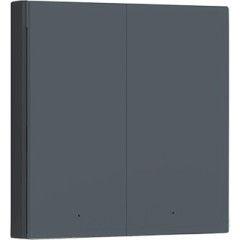 Выключатель настенный двухклавишный Xiaomi Aqara Smart Wall Switch H1 WS-EUK02