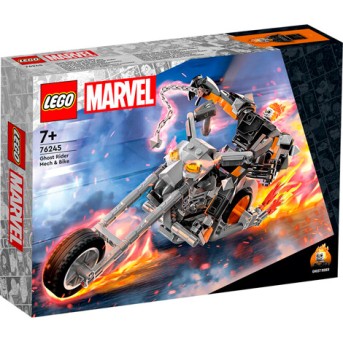 Lego 76245 Супер Герои Призрачный гонщик с роботом и мотоциклом - Metoo (2)