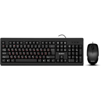 SVEN Набор Клавиатура+Мышь KB-S320C черный - Metoo (1)