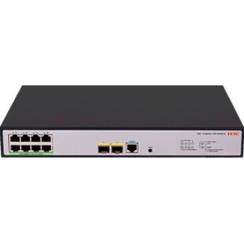 Коммутатор H3C S1850V2-10P-HPWR-EI L2 Ethernet Switch with 8*10/<wbr>100/<wbr>1000BASE-T PoE+ Ports (AC 125W) and 2*1000BASE-X SFP Ports,(AC) - Metoo (1)