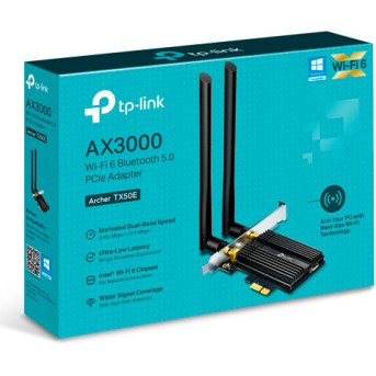 TP-Link Archer TX50E AX3000 Wi-Fi 6 Bluetooth 5.0 адаптер PCI Express - Metoo (2)