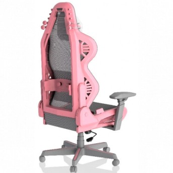 Игровое компьютерное кресло DX Racer air pink-gray D7100 - Metoo (4)