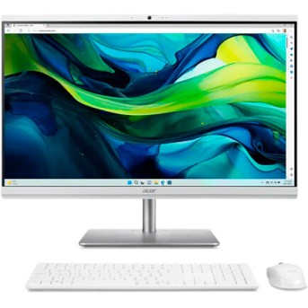 Моноблок Acer Aspire C27-195ES 27'FHD/<wbr>Core Ultra 7-155u/<wbr>16gb/<wbr>512gb/<wbr>Nos/<wbr>Silver/<wbr>white (DQ.BMGMC.001) - Metoo (1)