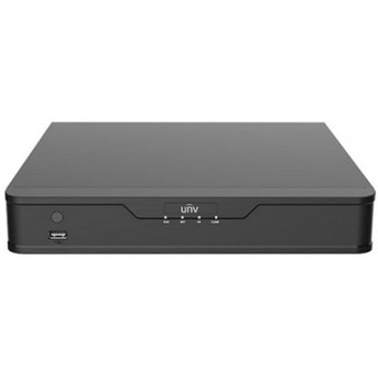 UNV NVR301-04S3 Видеорегистратор IP 4-х канальный с 4 POE портами. Видеовыходы HDMI/<wbr>VGA, Аудиовыход - Metoo (1)