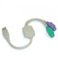 USB для PS/2 (2-портовая клавиатура-мышь)