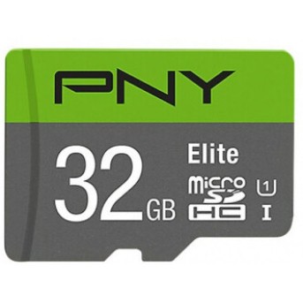 Карта памяти PNY/<wbr>32 Gb/<wbr>MicroSD/<wbr>HC Elite - Metoo (1)