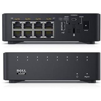 Коммутатор 8 портовый Dell Networking X1008P (210-AEIR) - Metoo (1)