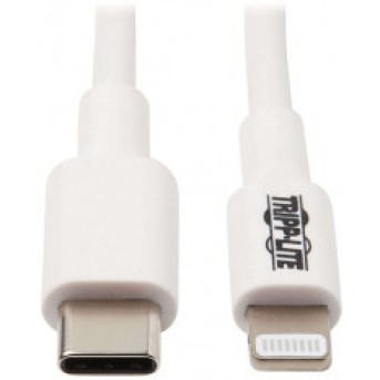 Кабель TrippLite/<wbr>USB/<wbr>USB-C Sync / Charge Cable with Lightning Connector - M/<wbr>M, USB 2.0, White, 3 ft. (0.9 m)/<wbr>0,9 м - Metoo (1)