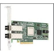 Адаптер главной шины Dell Emulex LPe12002 Dual Channel 8Gb PCIe Host Bus Low Profile (406-10469)