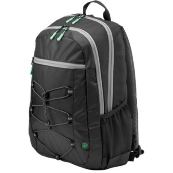 Рюкзак HP Europe Active Backpack (Black/<wbr>Mint Green) (1LU22AA#ABB) - Metoo (1)