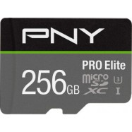 Карта памяти PNY/256 Gb/MicroSD/HC Elite