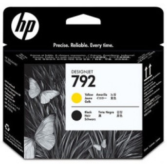 Печатающая головка HP CN702A №792 Латексный Черный Желтый - Metoo (1)