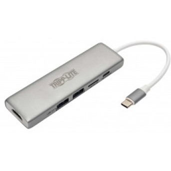 Док-станция TrippLite/<wbr>USB-C Dock, 4K HDMI, 2x USB-A Ports, 1X USB-C Port, Micro-SD Card Reader, 60W PD Charging - Metoo (1)