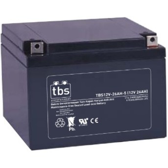 Батарея Tuncmatik TBS 12V-26AH-5 (TSK1616) - Metoo (1)
