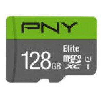 Карта памяти PNY/<wbr>128Gb/<wbr>MicroSD/<wbr>HC Elite - Metoo (1)
