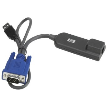 Интерфейсный адаптер HP Enterprise KVM CAT5 USB Interface Adapter (AF628A) - Metoo (1)