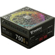 Блок питания ПК 900W GAMDIAS ASTRAPE P1-750G 80PLUS GOLD <750W, RGB, APFC,135mmFAN>