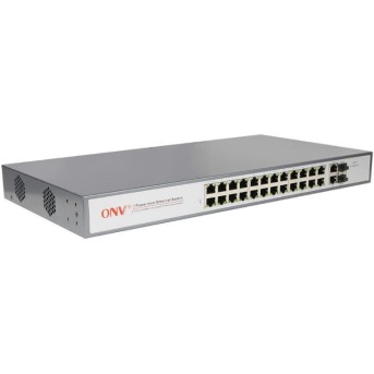 Коммутатор 24-портовый POE31024FA <NON-POE- 24 порта 10/100Mbps RJ45, + 2*1000M TP/SFP Combo> в Metoo.kz - Metoo (3)