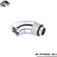 Фитинг угловой повортный Bykski B-RD90-SK <90гр. Папа-мама>