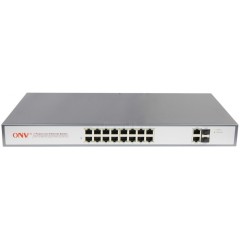 Коммутатор 16-портовый POE31016FA <NON-POE-16 портов 10/<wbr>100Mbps RJ45 , + 2*1000M TP/<wbr>SFP Combo>