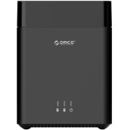 Система хранения данных HDD 3.5\" ORICO DS200U3-EU-BK-BP <USB3.0 5Gbps, HDDx2, BLACK, 140*90*185mm>