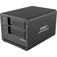 Док-станция HDD 3.5\" ORICO 9528U3-V1-EU-BK <USB3.0, SATAIII, HDDx2, BLACK>