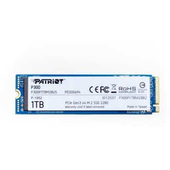 Накопитель SSD Patriot M2 2280 PCIe 1TB <R/<wbr>W 2100/<wbr>1650> - Metoo (2)