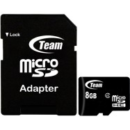 Карта памяти CLASS 10 TEAM 8GB MICRO SDHC W/1Adapter