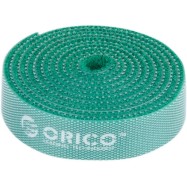 Фиксатор кабеля ORICO CBT-1S-GR <1M-стрипы на липучках, 0,6, GREEN>