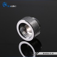 Фитинг удлинитель резьбовой Bykski B-EXJ-7.5 <7,5мм, Размер резьбы: G1/4, Silver>