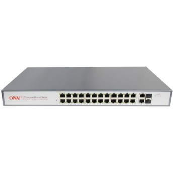 Коммутатор 24-портовый POE31024FA <NON-POE- 24 порта 10/100Mbps RJ45, + 2*1000M TP/SFP Combo> в Metoo.kz - Metoo (2)