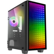 Корпус ПК без БП GameMax Mini Abyss H608 <MATX, 1х120, 403х194х415mm>