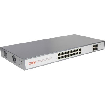 Коммутатор 16-портовый POE31016FA <NON-POE-16 портов 10/100Mbps RJ45 , + 2*1000M TP/SFP Combo> в Metoo.kz - Metoo (3)