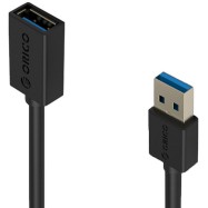 Кабель USB ORICO CER3-15-V1-BK <USB3.0 (AM-AF), 1.5М - кабель, BLACK>