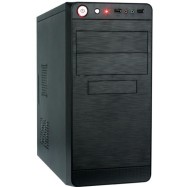 Корпус ПК с БП SMART SX-C5822 <microATX, 360*175*365mm, 0.4mm, 2xUSB, MAX450W+8mm, BLACK>