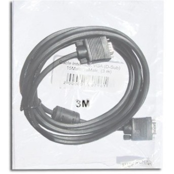 Интерфейсный кабель VGA 15M/<wbr>15M 3м - Metoo (2)