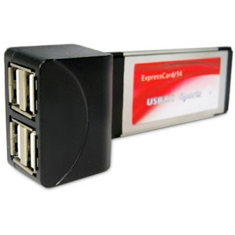 Адаптер Express Card на USB HUB 4 Порта - Metoo (2)