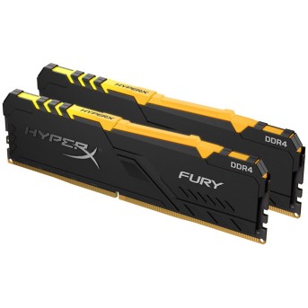 Комплект модулей памяти Kingston HyperX Fury RGB HX432C16FB3AK2/<wbr>16 DDR4 16G (2x8G) 3200MHz - Metoo (1)