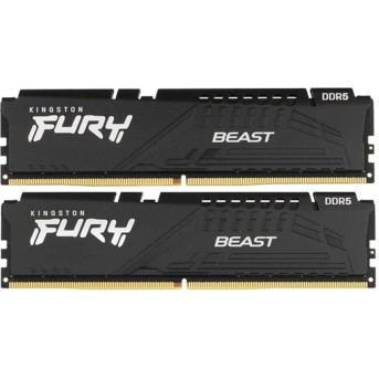 Комплект модулей памяти Kingston FURY Beast KF560C36BBEK2-64 DDR5 64GB (Kit 2x32GB) 6000MHz - Metoo (1)