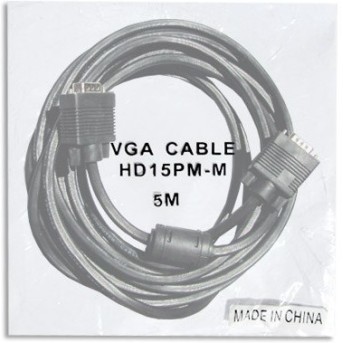 Кабель интерфейсный VGA 15M/<wbr>15M 5м - Metoo (2)