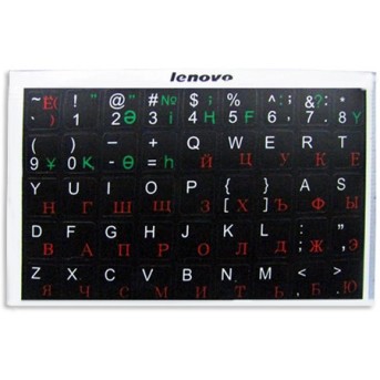 Наклейки Noname на клавиатуру Lenovo для любых клавиш - Metoo (1)