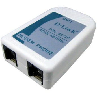 Сплиттер ADSL D-Link DSL-30CF - Metoo (1)