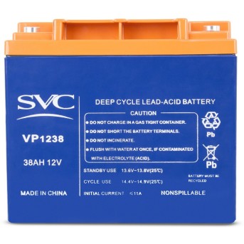 Батарея SVC 12В 38 Ач - Metoo (2)