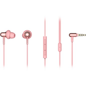 Наушники 1More Stylish Dual-dynamic Driver In-Ear Headphones E1025 Розовый - Metoo (3)