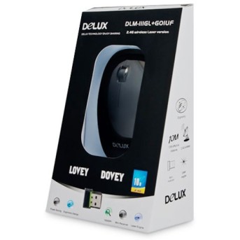 Мышь Delux DLM-111LGB - Metoo (3)