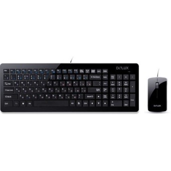 Клавиатура и мышь Delux DLD-1525OUB - Metoo (1)