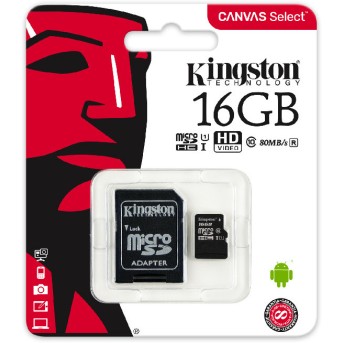 Карта памяти Kingston SDCS/<wbr>16GB Class 10 16GB - Metoo (3)