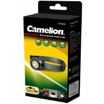 Перезаряжаемый налобный фонарь Camelion RT256-CBH - Metoo (2)